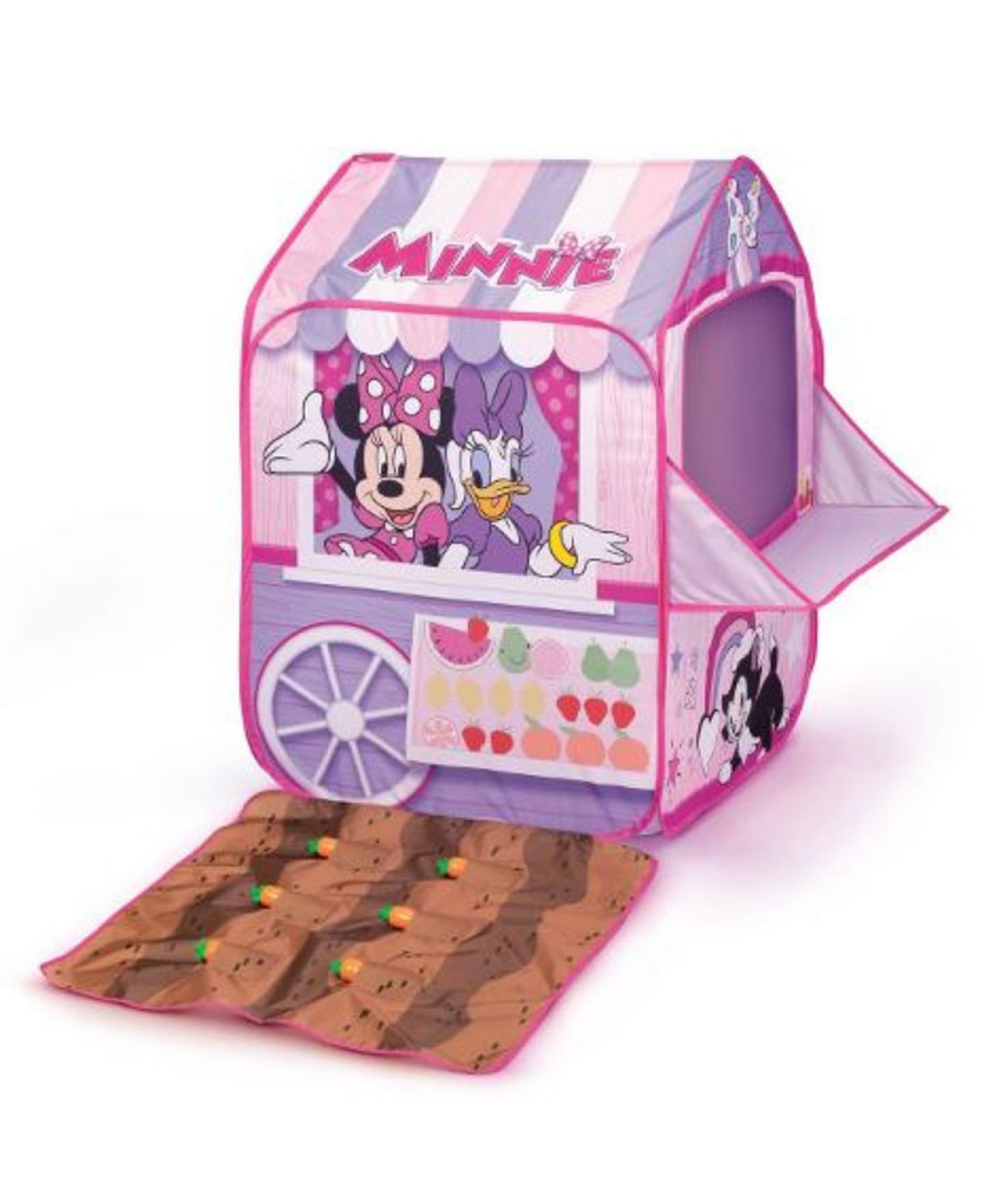 Детские игрушки Minnie Mouse Disney Veggie Stand Pop and Play 8-Piece Tent, Ages 3+ — фото 4