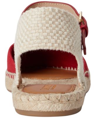 Women's Robby Canvas Espadrille  Ankle Strap Flats