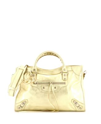 Medium City Classic Studs Bag Leather