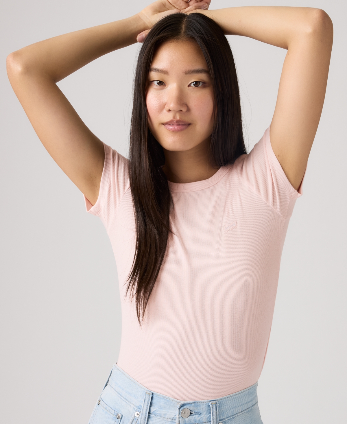 Levi's Women's Hayes Slim-Fit Short-Sleeve Crewneck T-Shirt