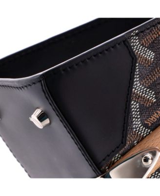 PM Saigon Top Handle Bag Coated Canvas with Leather