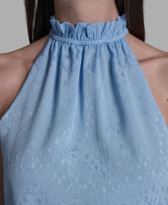 Women's Ruffle Halter Neck Top