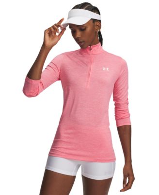 Women's Twist Tech Quarter-Zip Logo Top