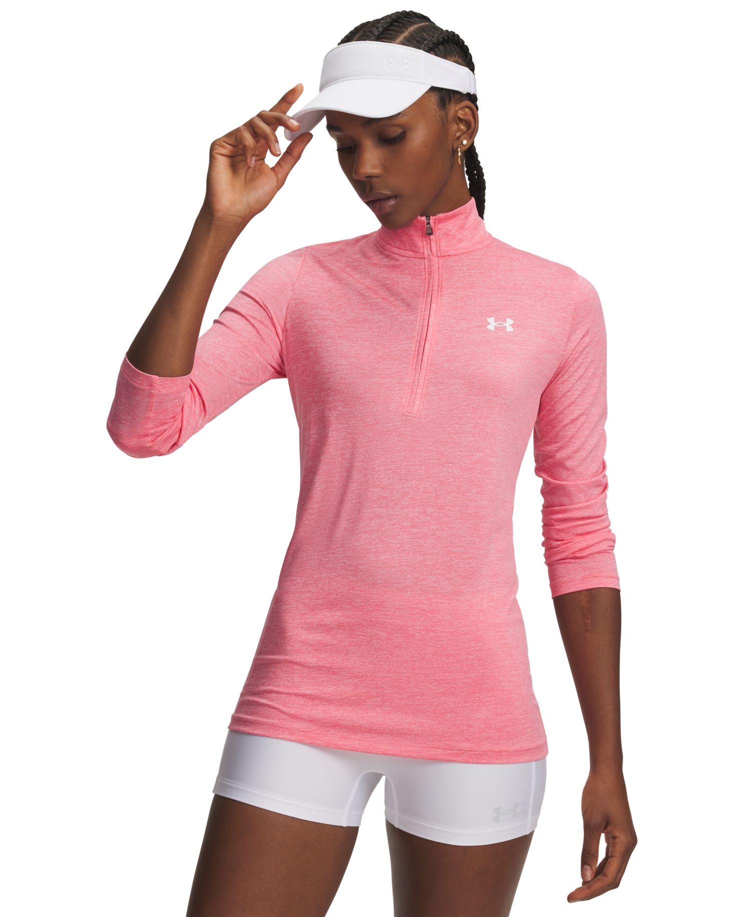 Women's Twist Tech Quarter-Zip Logo Top