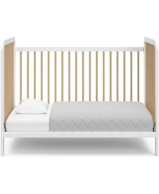 Pasadena 3-in-1 Convertible Crib - White with Driftwood