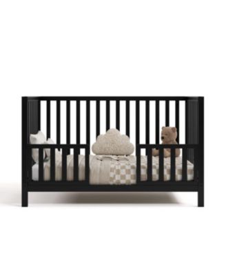 Morningside Convertible Crib – 1 Pc, Wood, 5-in-1 Design, Adjustable Mattress Support, Nursery Furniture