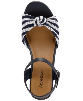 Women's Valleyy Knotted Front Wedge Sandals