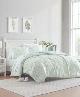 Quartet Washed Microfiber 7-Pc. Comforter Set, Queen