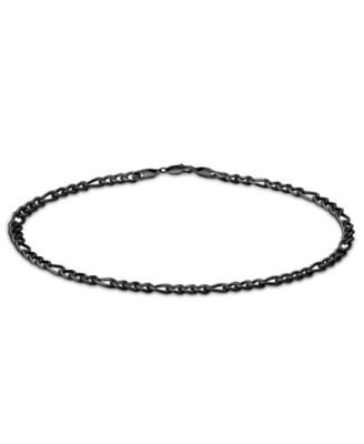 Men's Stainless Steel Figaro Chain Bracelet
