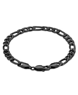 Men's Stainless Steel Figaro Chain Bracelet