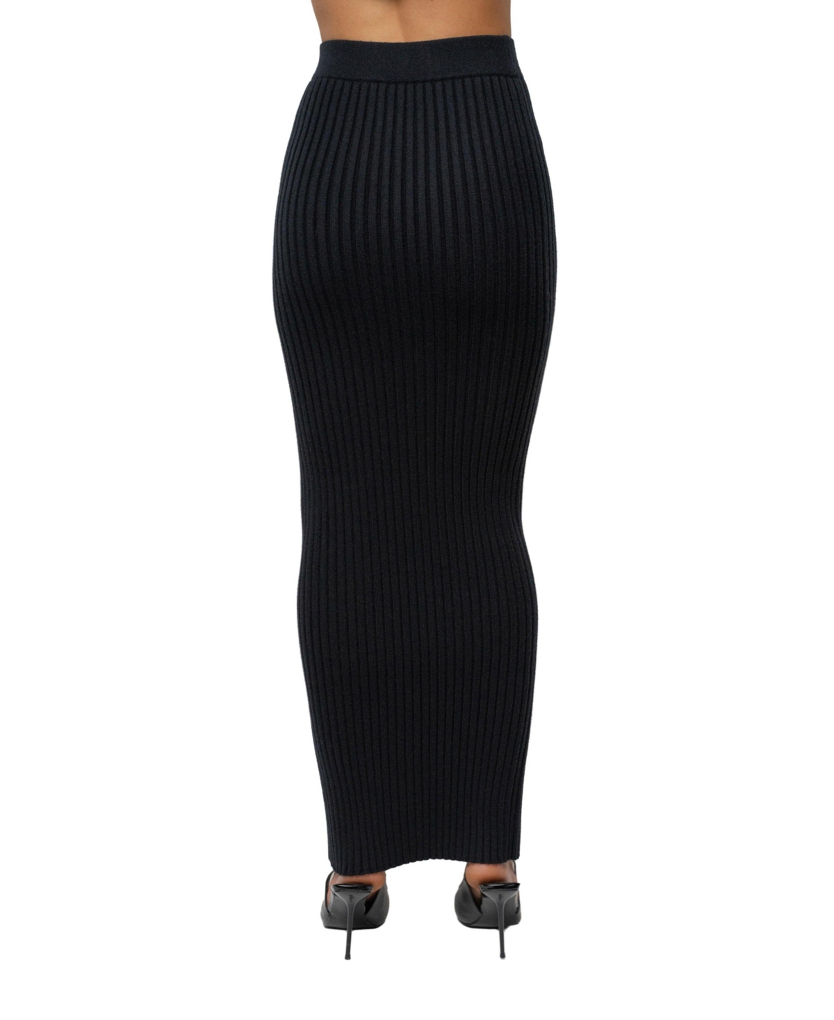 Jluxlabel Women's Soft Reset Ribbed Skirt