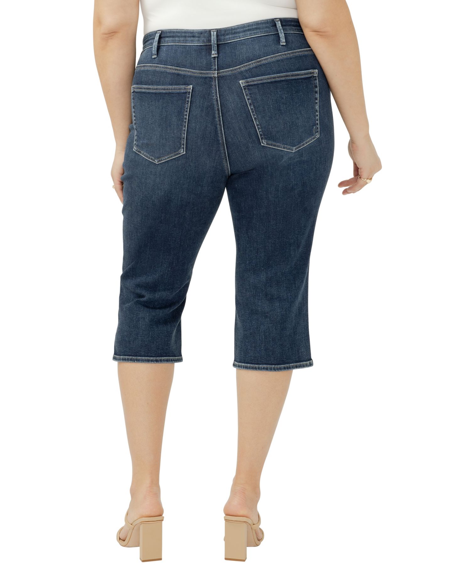 Plus Size Isbister High-Rise Capri Jeans
