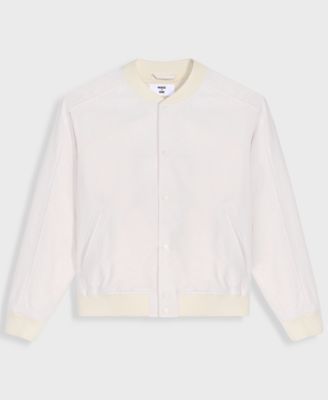 Men's Linen & Cotton Bomber Jacket