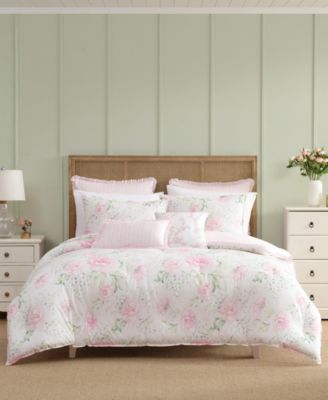 Serenity Roses Reversible 7-Pc. Comforter Set, Full/Queen