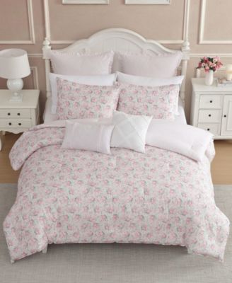 Pamelas Posies Reversible 5-Pc. Comforter Set, Twin