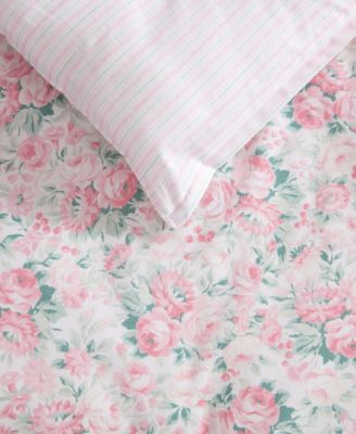 Pamelas Posies Reversible 7-Pc. Comforter Set, King