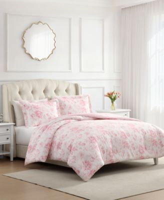 Anja Textured Toile 3-Pc. Comforter Set, Full/Queen