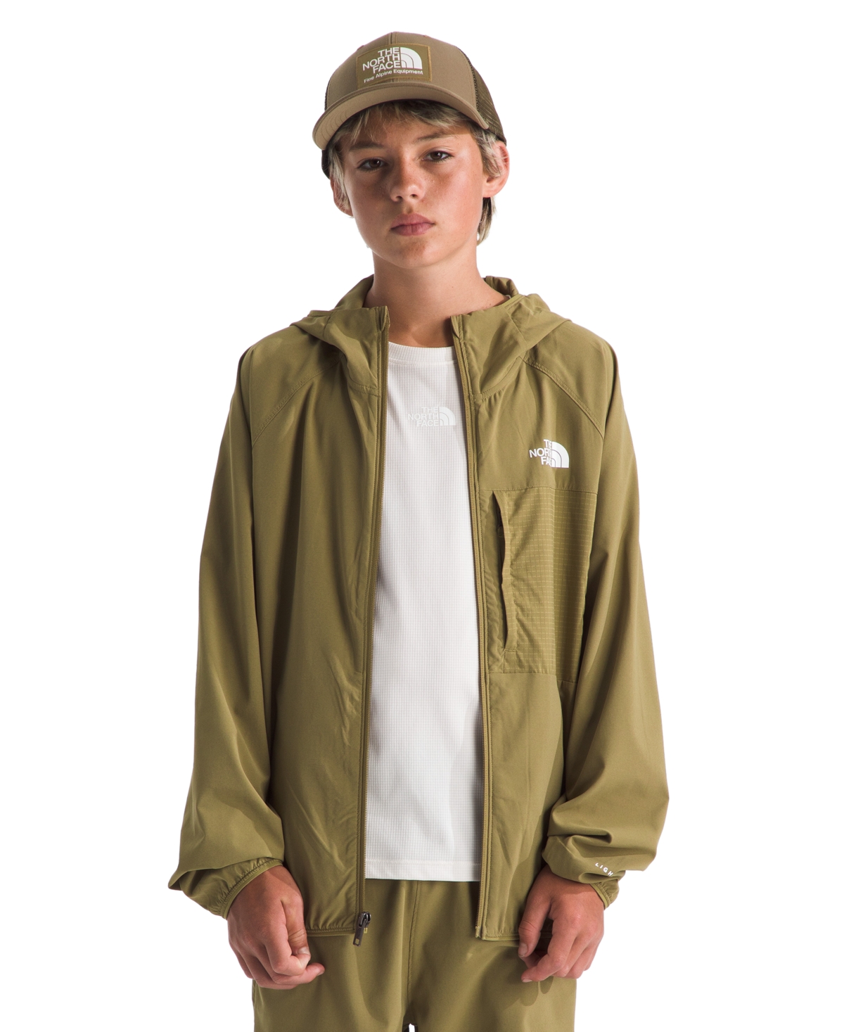 The North Face Boys' and Girls' 6-16 Lightrange Hooded Jacket