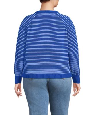 Plus Size Drifter Raglan Crew Sweater