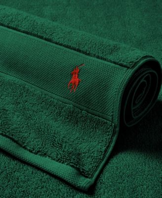 Polo Player Cotton Hand Towel, 32" x 16"