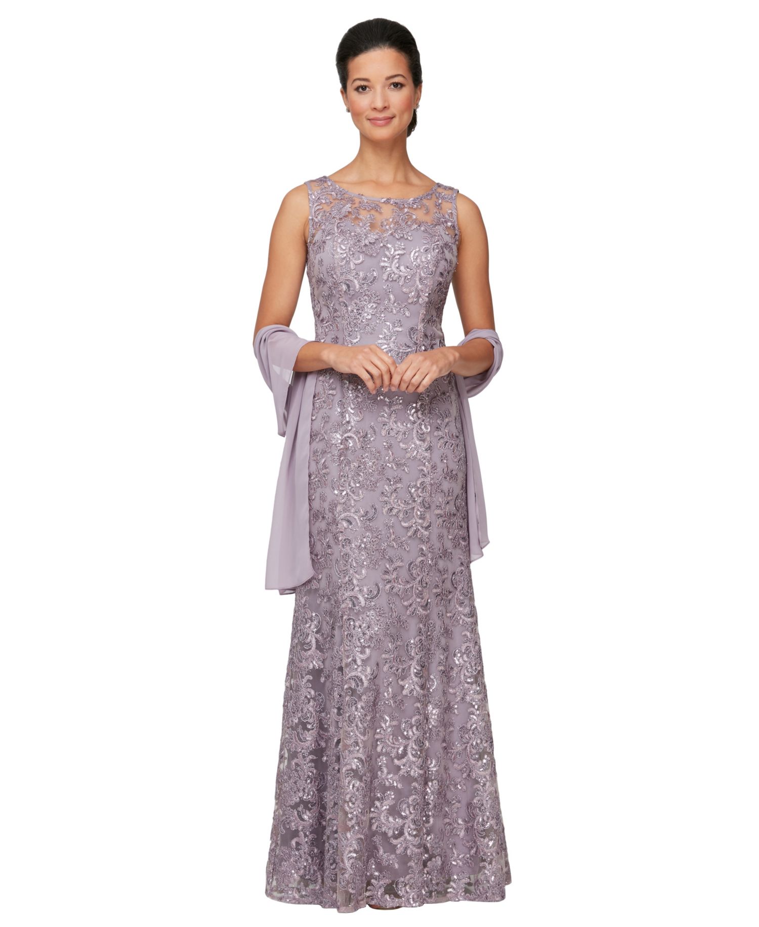 Women's Long Embroidered Sleeveless Dress