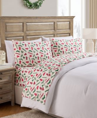 Brushed Cotton Flannel 3-Pc. Sheet Set, Twin