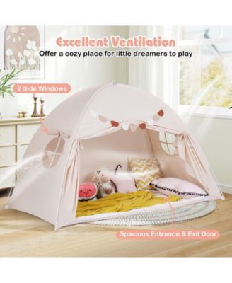 Indoor Bed Canopy Tent for Kids with 2 Windows