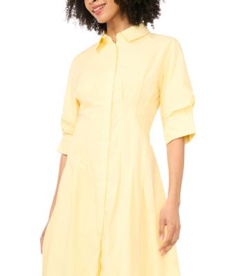 Women's Collared Neck Shirt Dress