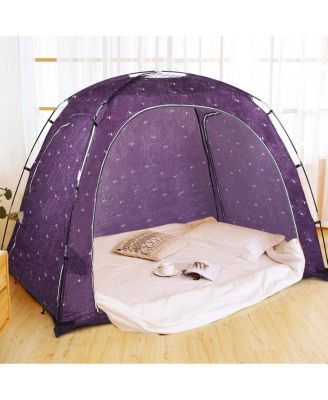 Indoor Bed Privacy Play Tent with Carry Bag, Kids Canopy Tent