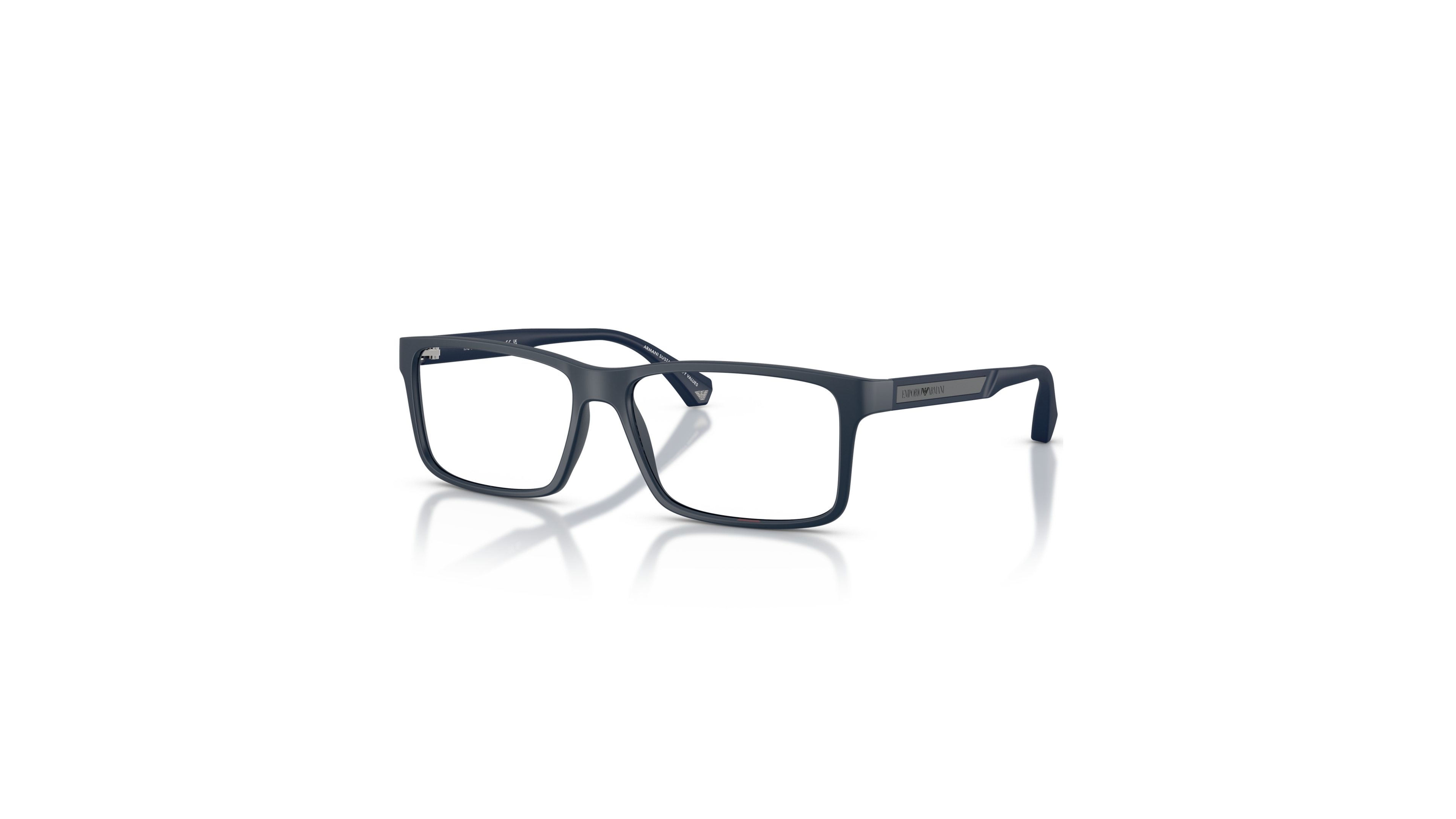 Emporio Armani Men's Rectangle Eyeglasses, EA3038