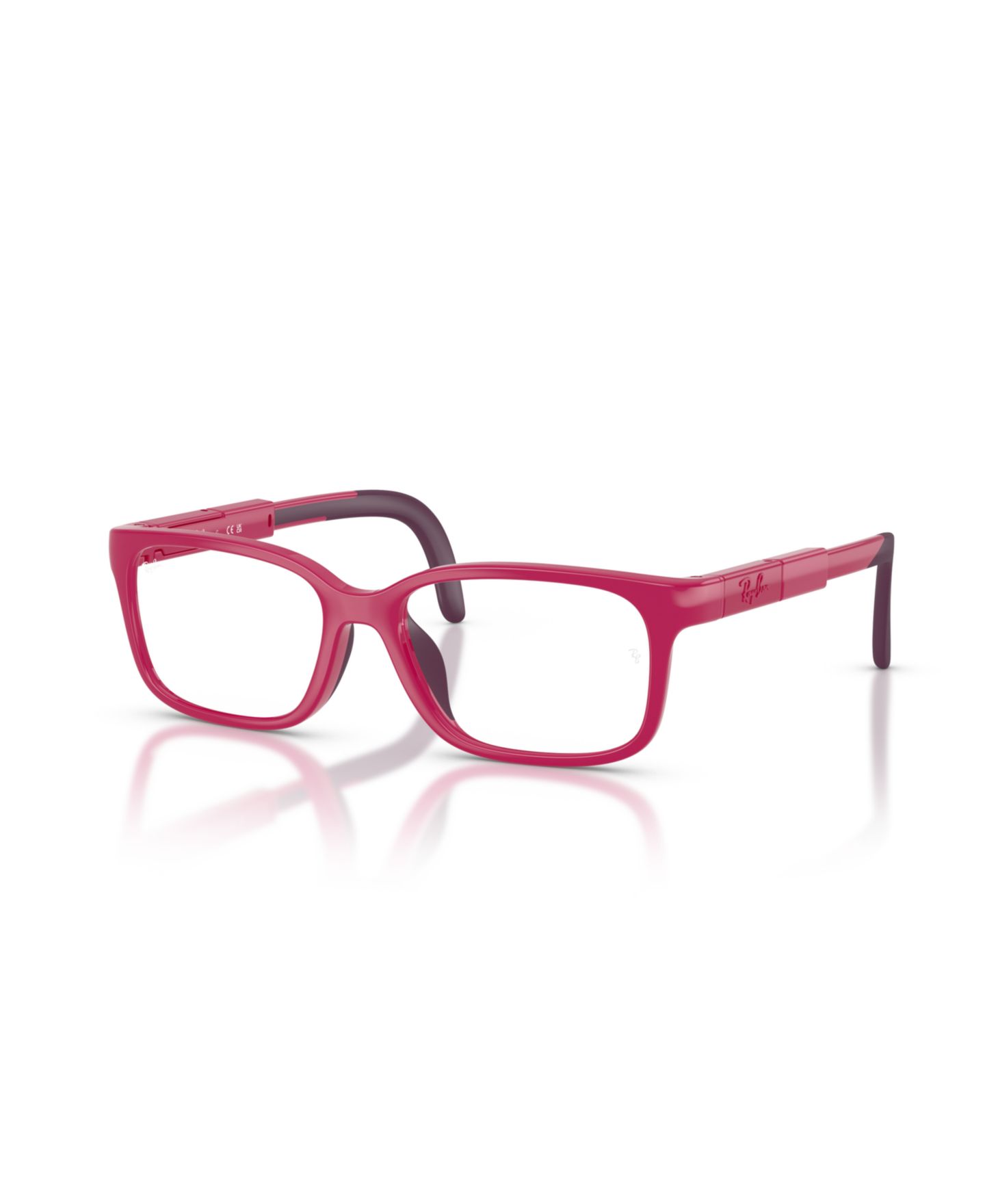 Детские очки Ray-Ban Panthos Plastic RBA1980 RBa1980 Eyeglasses(Ages 04-06), цвет: Фиолетовый — фото 1