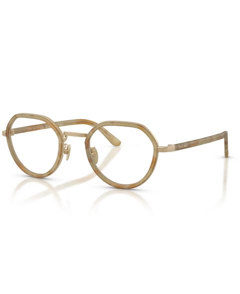 Мужские очки Giorgio Armani Man Round Metal AR5167 Eyeglasses, цвет: Жёлтый гавана