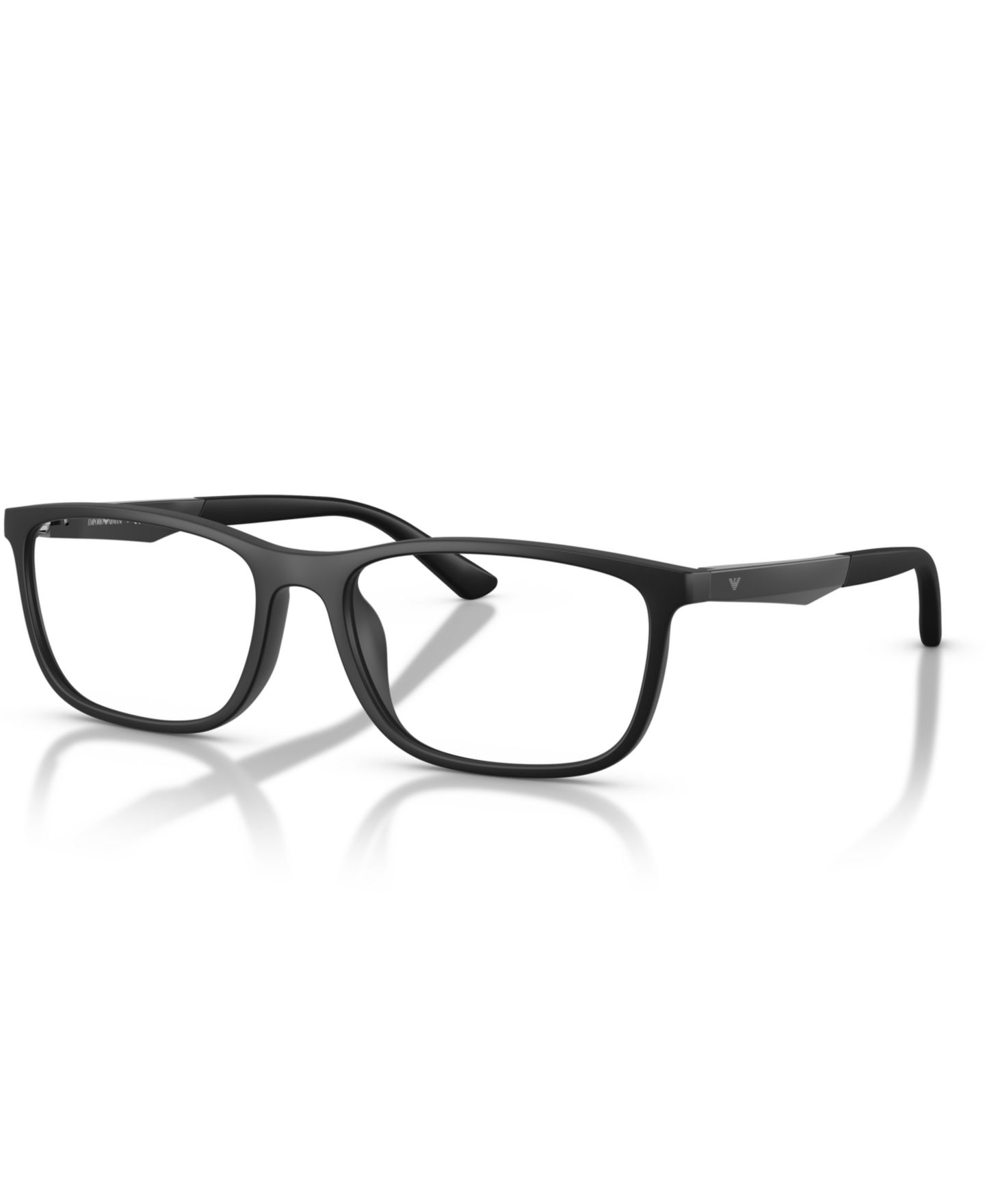 Мужские очки Emporio Armani Man Pillow Plastic EA3280U Eyeglasses, цвет: Матовый чёрный — фото 1