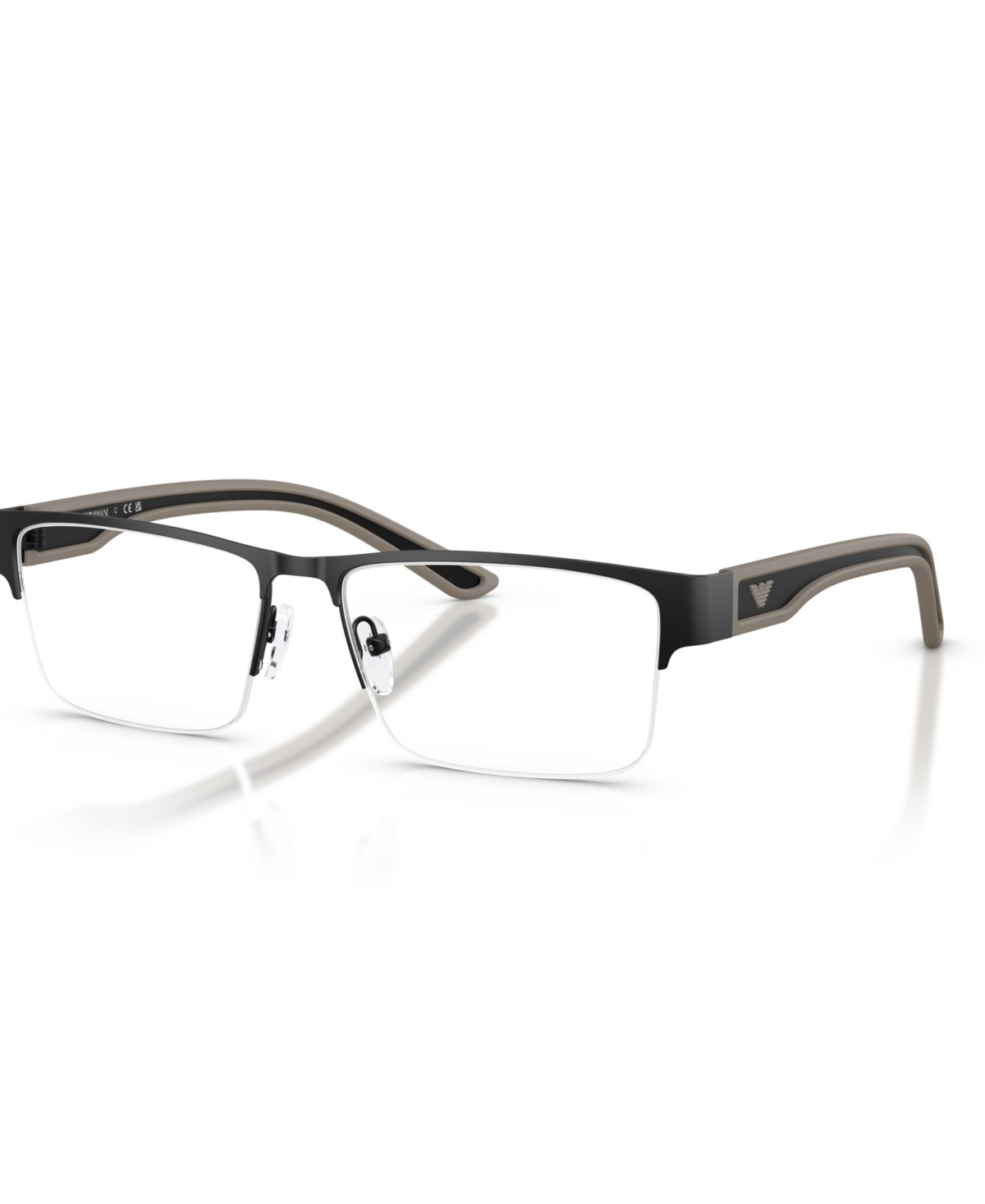 Мужские Emporio Armani Man Rectangle Metal EA1182 Eyeglasses — фото 1