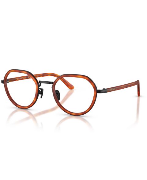 Мужские очки Giorgio Armani Man Round Metal AR5167 Eyeglasses, цвет: Коричневый
