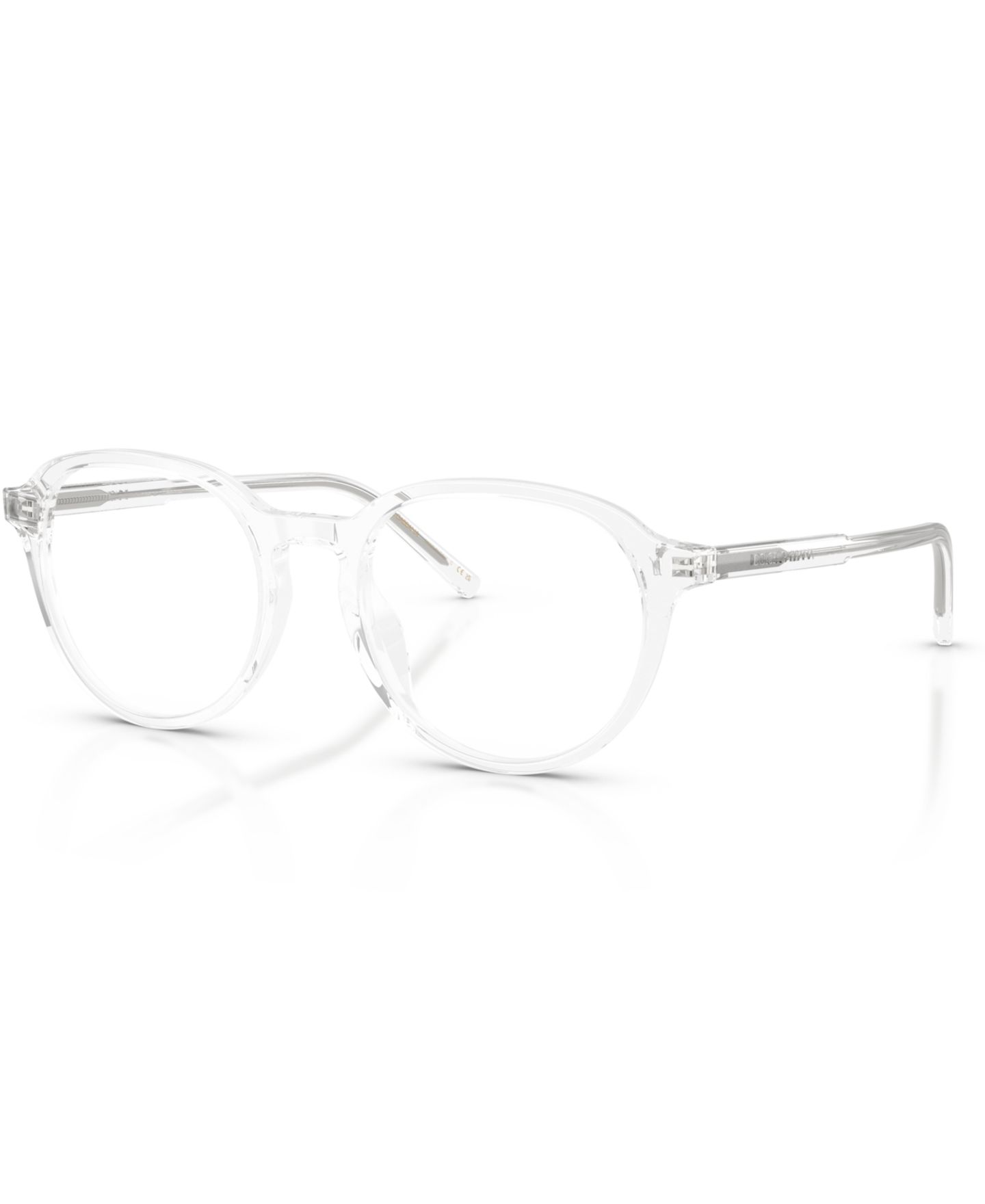 Мужские очки Dolce&Gabbana Man Panthos Plastic DG3444 Eyeglasses, цвет: Прозрачный — фото 1