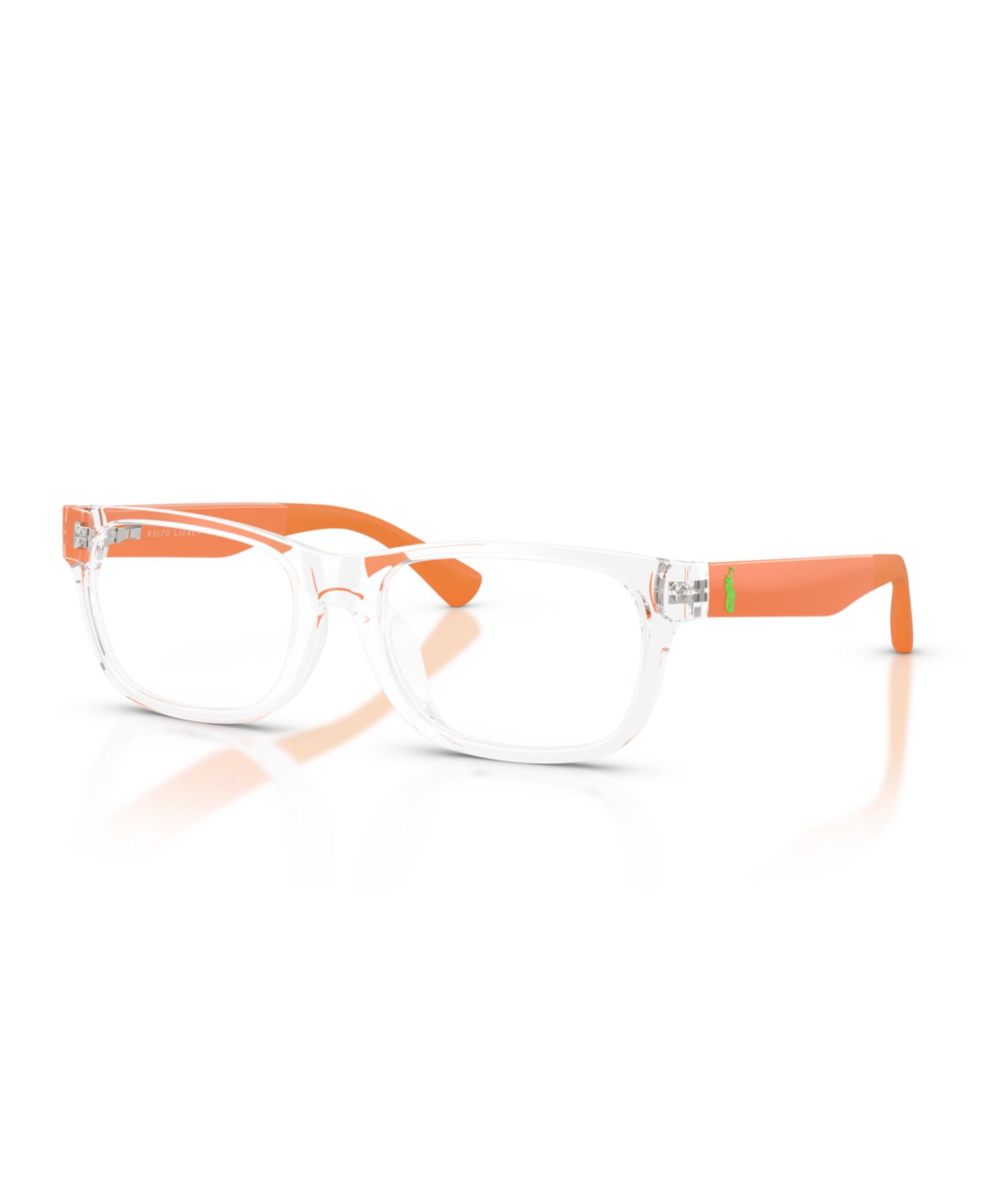 Kids Rectangle Plastic PP8555U Eyeglasses(Ages 07-10)