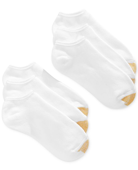 Gold Toe Women's Ankle Cushion No Show 6Pack Socks, also available in Extended Sizes & Reviews