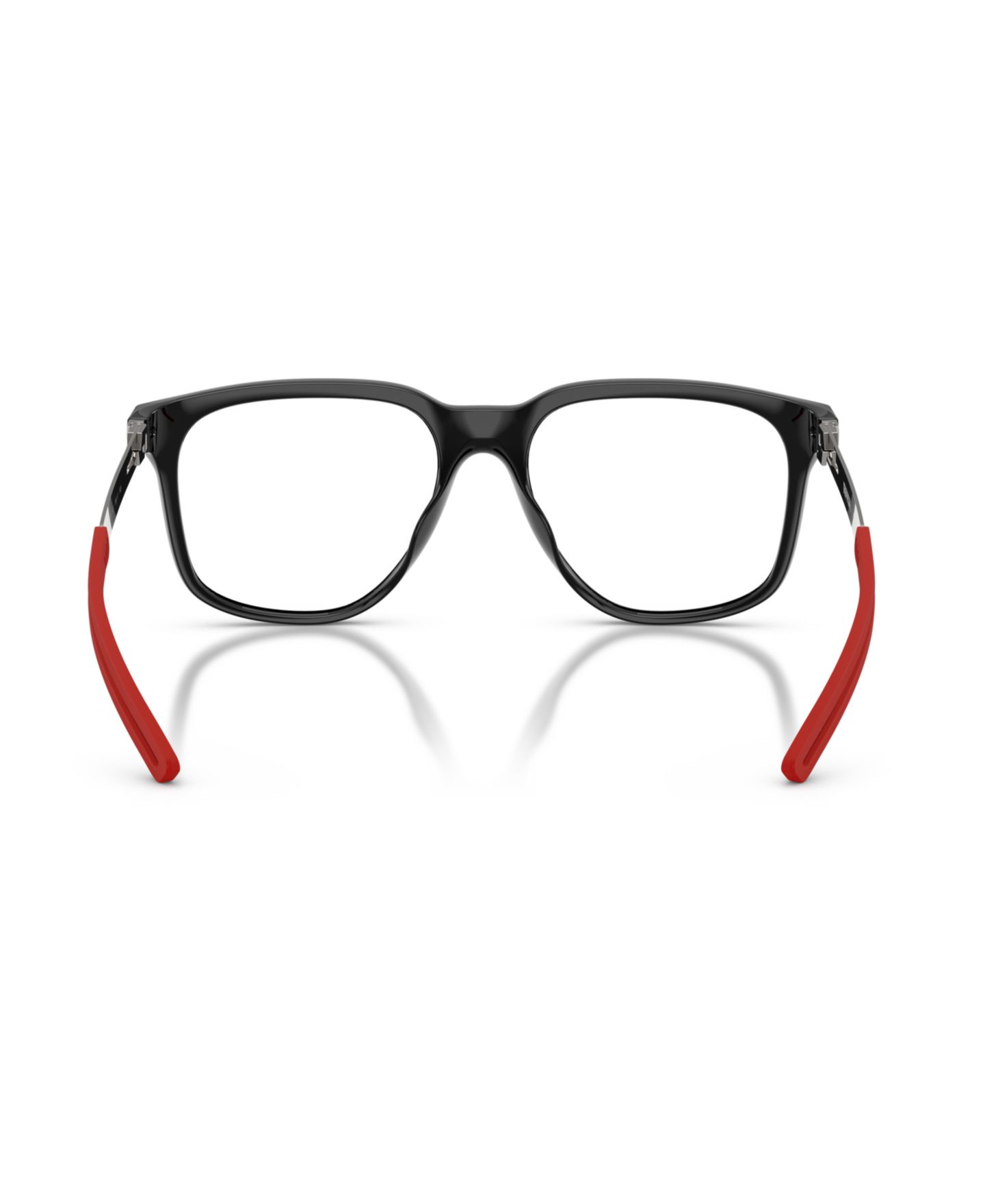 Мужские очки Scuderia Ferrari Man Pillow Plastic FZ8027U Eyeglasses, цвет: Чёрный блестящий — фото 2