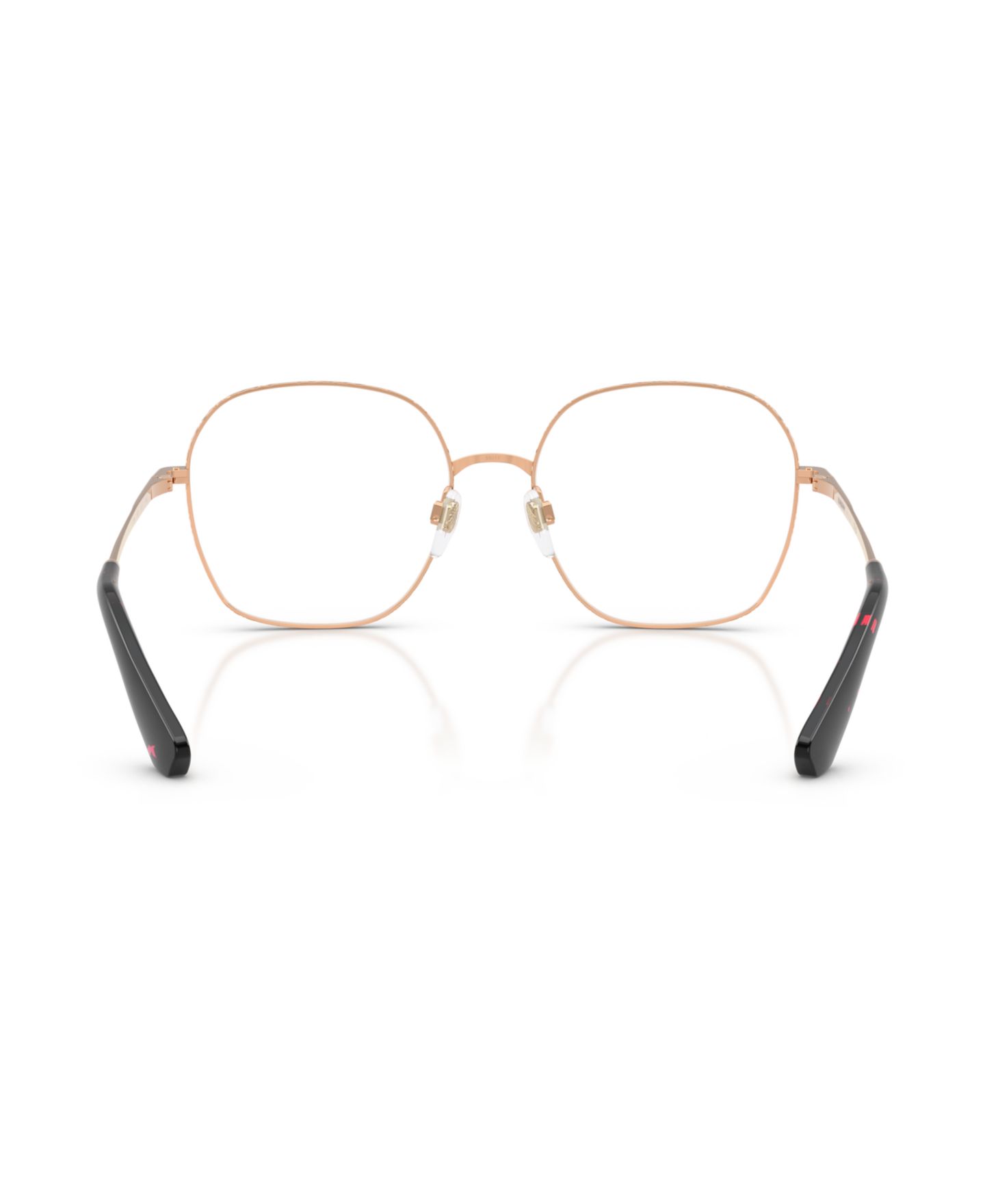 Женские очки Burberry Woman Square Metal BE1399 Eyeglasses, цвет: Розовое золото — фото 2