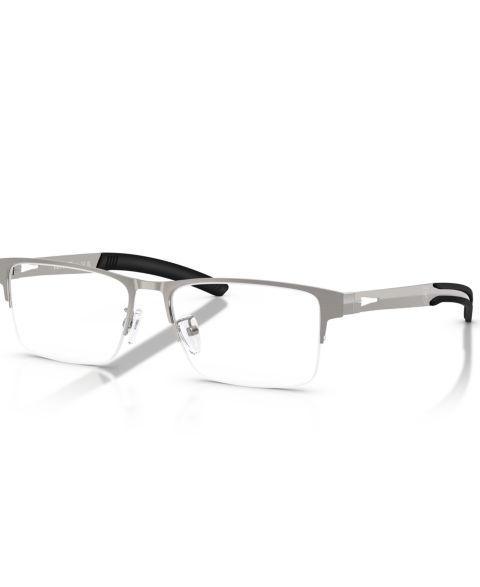 Мужские очки Scuderia Ferrari Man Rectangle Metal FZ7017D Eyeglasses, цвет: Графитовый металлик