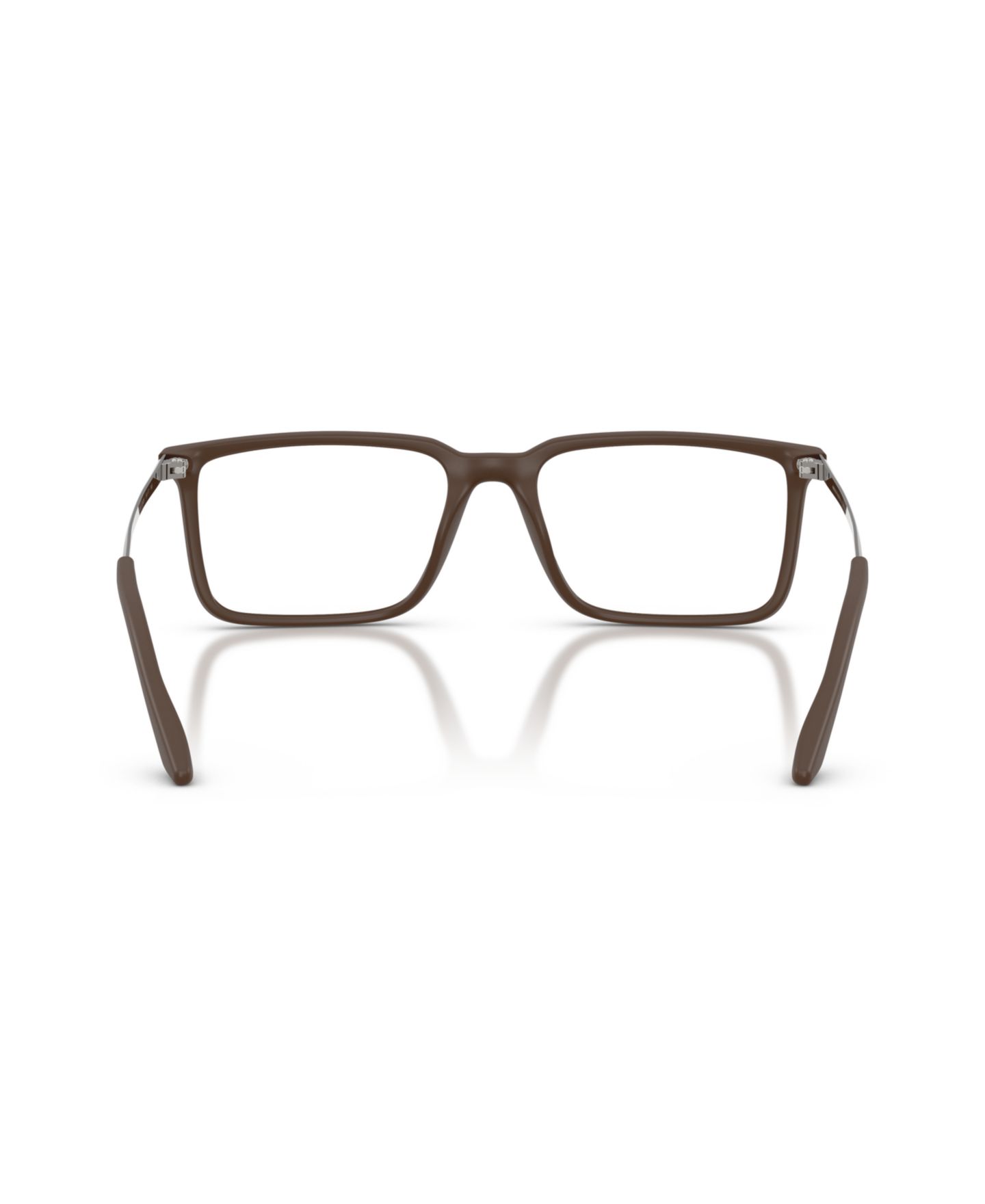 Мужские очки A|X Armani Exchange Armani Exchange Man Square Plastic AX3141U Eyeglasses, цвет: Матовый коричневый — фото 2