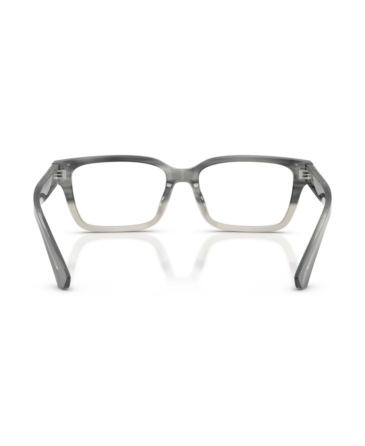 Мужские очки Burberry Man Rectangle Plastic BE2453 Eyeglasses, цвет: Серый градиентный — фото 2