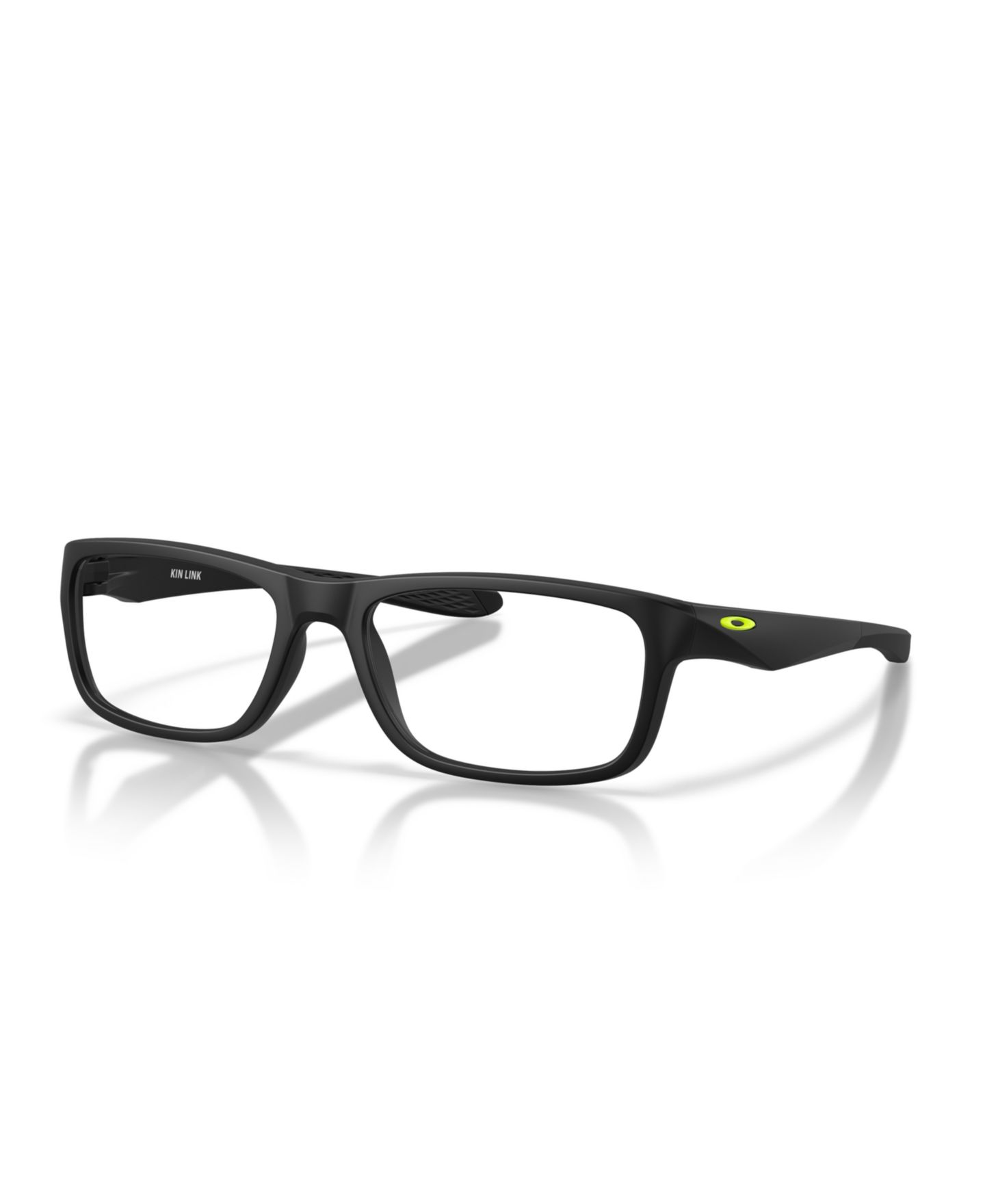 Детские очки Oakley Rectangle Plastic OY8033 Kin Link Eyeglasses(Ages 07-10), цвет: Атласный чёрный — фото 1