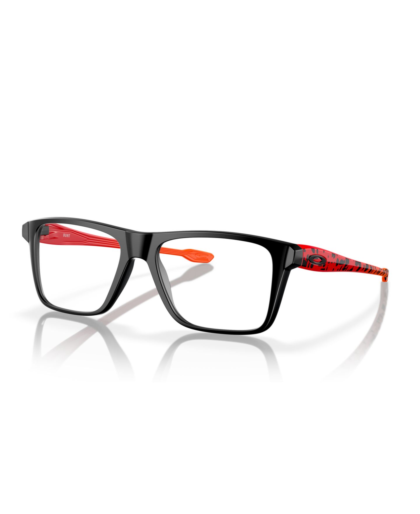 Детские очки Oakley Rectangle Plastic OY8026 Bunt Eyeglasses(Ages 07-10), цвет: Матовый чёрный — фото 1