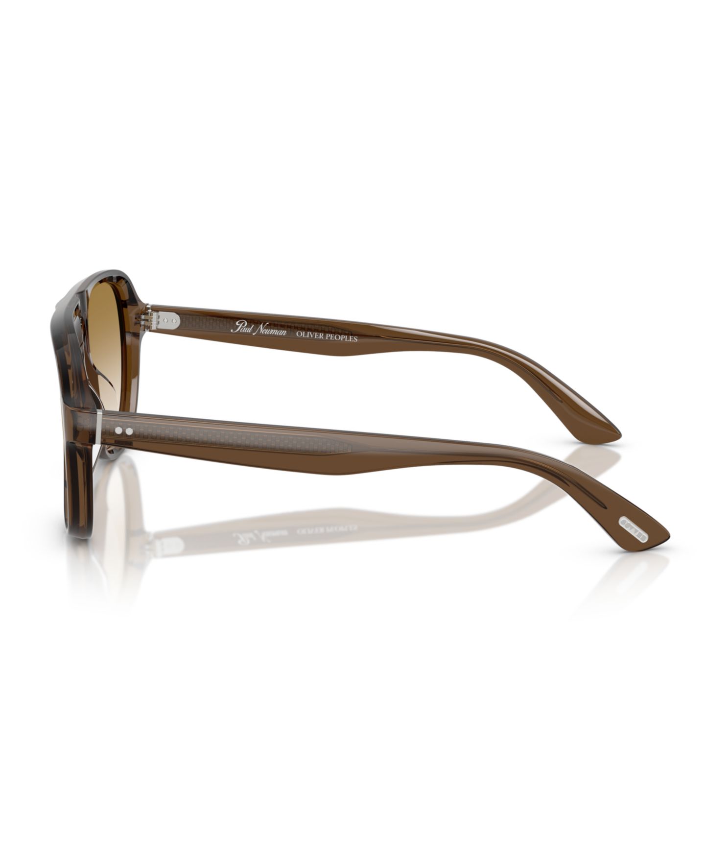 Мужские очки Oliver Peoples Man Pilot/Aviator Plastic OV5581U Paul Newman Eyeglasses, цвет: Тёмно-коричневый — фото 3