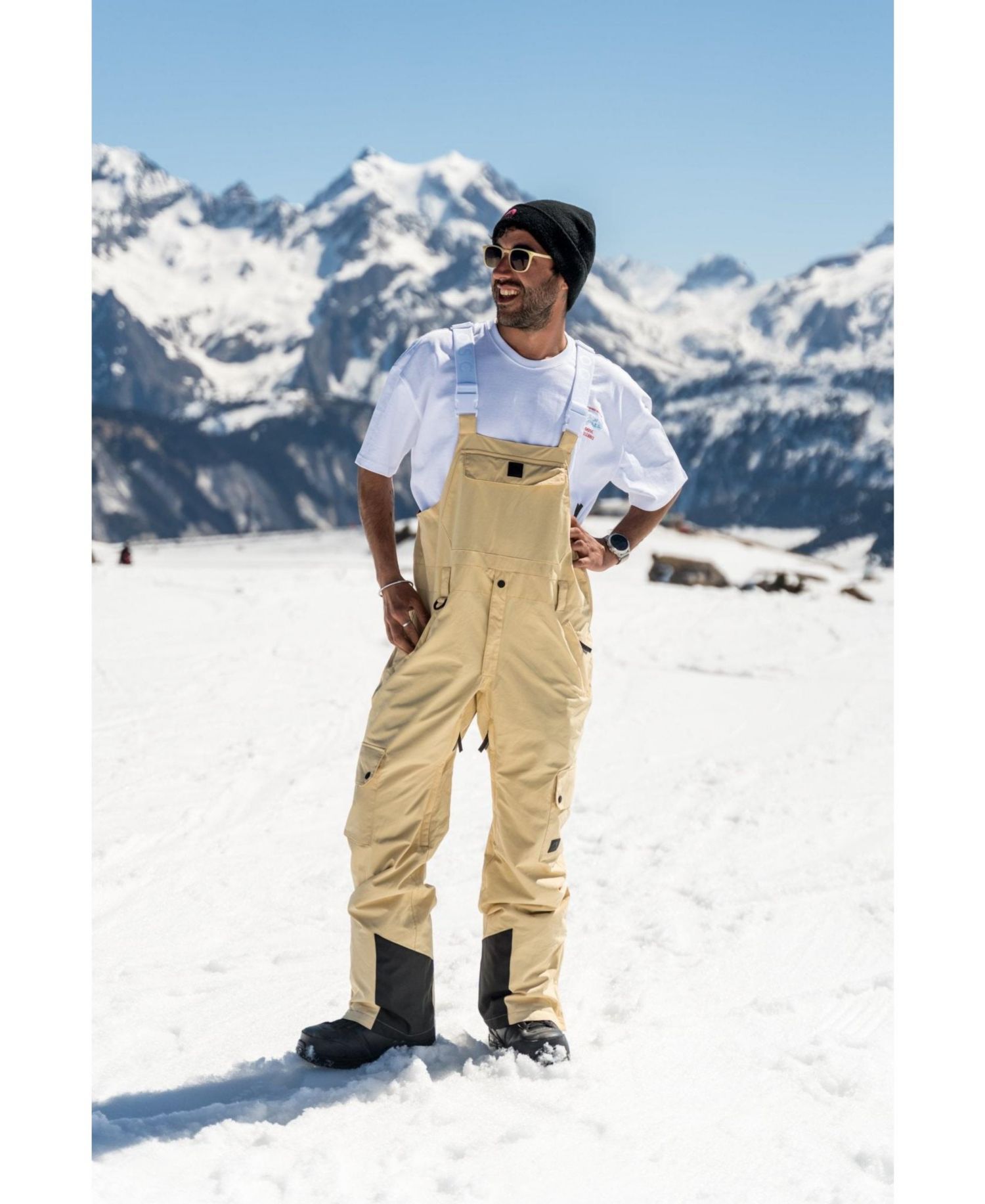 Men's Yeh Man Bib Pant - Desert Sand