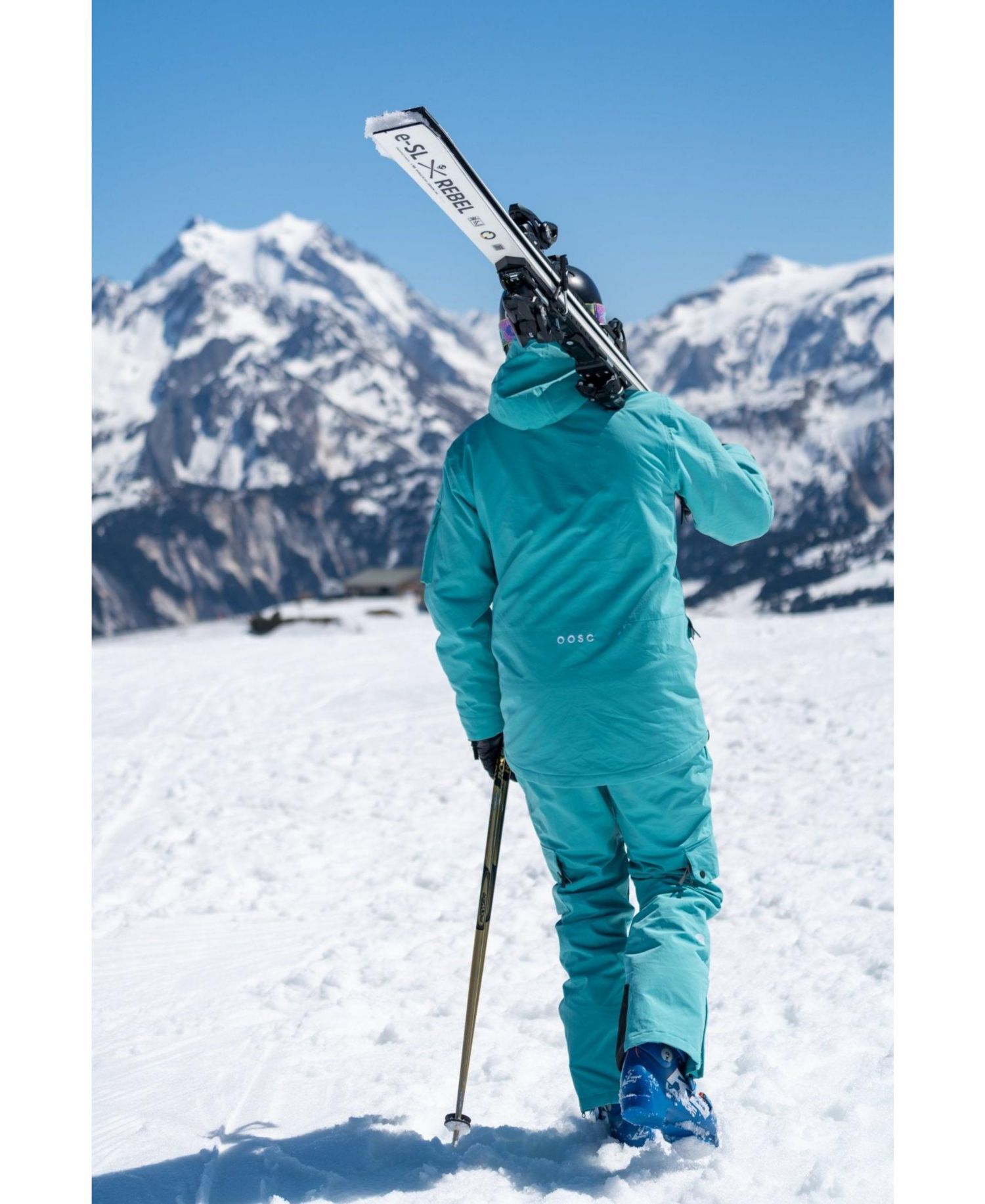 Men's Yeh Man Bib Pant - Aqua