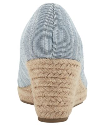 Women's Nuri Peep Toe Espadrille Wedge Pumps