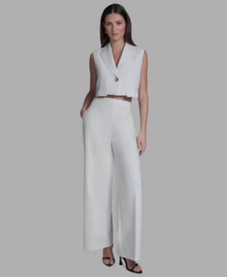 Women's High-Rise Wide-Leg Pants